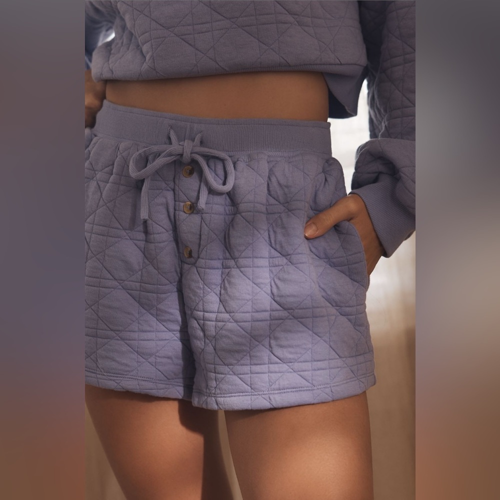 ✨ Anthropologie Quilted Shorts Sz M